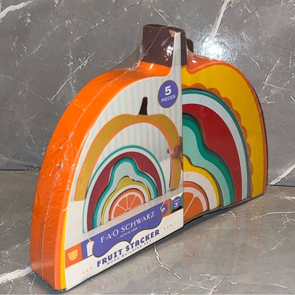 FAO Schwarz Stacked Fruit Slices - NEW - Picture 4 of 6